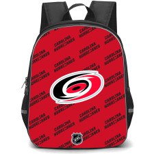 NHL Carolina Hurricanes Backpack StudentPack - Carolina Hurricanes Medley Monogram Wordmark