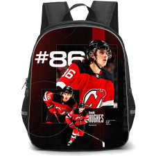 NHL Jack Hughes Backpack School Bag StudentPack - Jack Hughes New Jersey Devils 86 Collage Poster