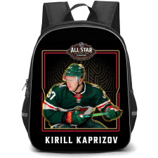 NHL Kirill Kaprizov Backpack School Bag StudentPack - Kirill Kaprizov Minnesota Wild All Star Edition Poster