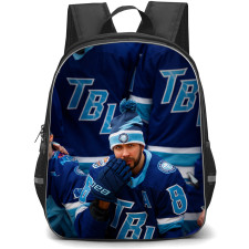 NHL Nikita Kucherov Backpack School Bag StudentPack - Nikita Kucherov Tampa Bay Lightning Winter Classic Portrait Poster