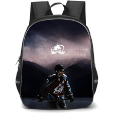NHL Nathan MacKinnon Backpack School Bag StudentPack - Nathan MacKinnon Colorado Avalanche Dark Mountain Aesthetic Poster