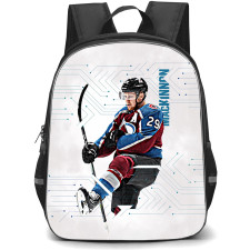 NHL Nathan MacKinnon Backpack School Bag StudentPack - Nathan MacKinnon Colorado Avalanche Tech Circuit Hockey Poster