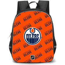 NHL Edmonton Oilers Backpack StudentPack - Edmonton Oilers Medley Monogram Wordmark