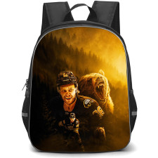 NHL David Pastrnak Backpack School Bag StudentPack - David Pastrnak Boston Bruins Bear Spirit Dark Forest Artwork Poster