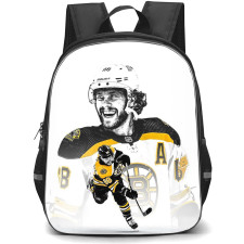 NHL David Pastrnak Backpack School Bag StudentPack - David Pastrnak Boston Bruins On Ice Action Poster