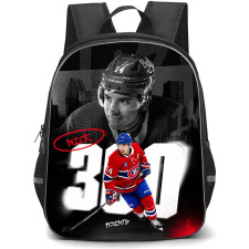 NHL Nick Suzuki Backpack School Bag StudentPack - Nick Suzuki Montreal Canadiens Dynamic 30 Points Poster