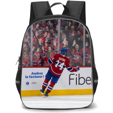 NHL Nick Suzuki Backpack School Bag StudentPack - Nick Suzuki Montreal Canadiens Fan Celebration Poster