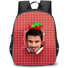 NHL Nick Suzuki Backpack School Bag StudentPack - Nick Suzuki Montreal Canadiens Funny Christmas Elf Wrapping Poster