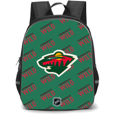 NHL Minnesota Wild Backpack StudentPack - Minnesota Wild Medley Monogram Wordmark