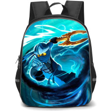 Ninjago Jay School Backpack StudentPack - Jay Holding Axe Illustration