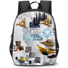 Ninjago Zane School Backpack StudentPack - Zane Collage Ice Background