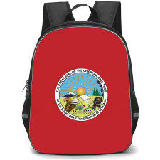Native American Backpack School Bag StudentPack - Native American The Chippewa Seal