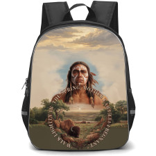 Native American Backpack School Bag StudentPack - Native American Mother Earth Is Pregnant Poster