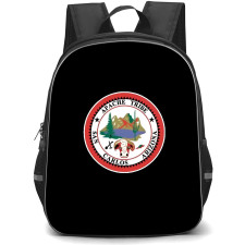 Native American Backpack School Bag StudentPack - Native American The Apache Logo Sticker