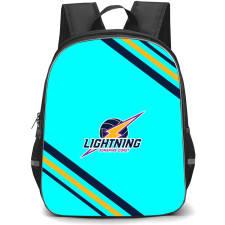 Sunshine Coast Lightning Backpack School Bag StudentPack - Large Logo With Stripe