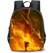 Ne Zha Backpack StudentPack - Ne Zha The Devil Child Comes Into The World Illustration Art Poster