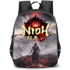 Nioh 3 Backpack School Bag StudentPack - Nioh 3 Blood Moon Poster