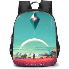No Man's Sky Backpack School Bag StudentPack - No Man's Sky Game Cover Art