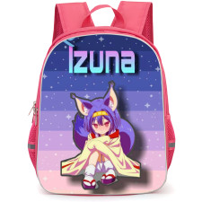 No Game No Life Izuna Hatsuse Backpack StudentPack - Izuna Hatsuse Sitting On Blue Sky Illustration