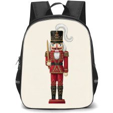 Nutcraker Backpack School Bag StudentPack - 3d Portrait Beige Background