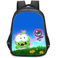 Om Nom Stories Backpack StudentPack - Om Nom Stories Gotta Catch With Pokeball
