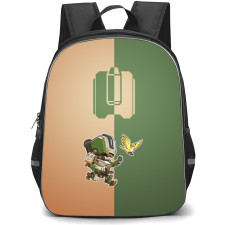 Overwatch Bastion Backpack StudentPack - Bastion Chibi Art Sticker