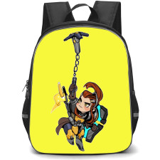 Overwatch Brigitte Backpack StudentPack - Brigitte Attack Mode Cartoon Art Sticker