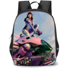 Overwatch D Va Backpack StudentPack - D Va Attack Mode Illustration