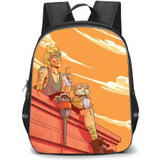 Overwatch Backpack StudentPack - Junkrat And Wrecking Ball Drinking