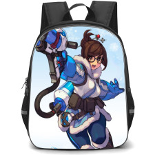 Overwatch Mei Backpack StudentPack - Mei Attack Mode Cartoon Art