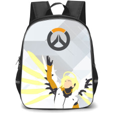 Overwatch Mercy Backpack StudentPack - Mercy Portrait Minimalist