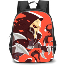 Overwatch Reaper Backpack StudentPack - Reaper Side Portrait On Red Background