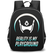 Overwatch Symmetra Backpack StudentPack - Symmetra Sympol On Black Background