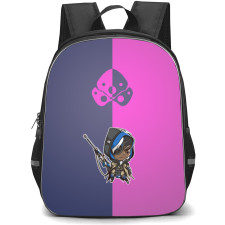 Overwatch Widowmaker Backpack StudentPack - Widowmaker Chibi Art Sticker