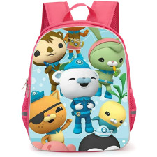 Octonauts Backpack StudentPack - Octonauts Chibi Cute Characters with Sky Background