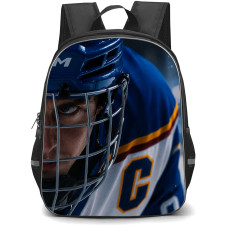 Off Campus Garrett Graham Backpack School Bag StudentPack - Garrett Graham Half Face Hockey Close-Up Portrait Poster