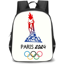 Olympic 2024 Backpack StudentPack - Olympic Paris 2024 Eiffel Tower Logo