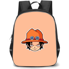 One Piece Ace Backpack StudentPack - Ace Chibi Head Sticker