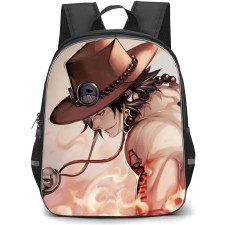 One Piece Ace School Backpack StudentPack - Ace Side Portrait White Background