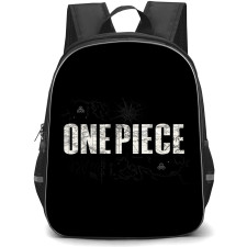 One Piece Backpack School Bag StudentPack - One Piece Black & White Grand Line Navigation Poster