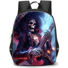 One Piece Brook School Backpack StudentPack - Brook Playing Guitar Illustration