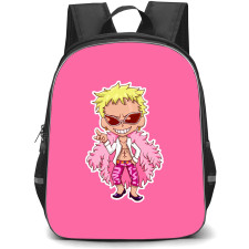 One Piece Doflamingo Backpack StudentPack - Douflamingo Portrait Sticker
