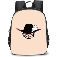 One Piece Mihawk Backpack StudentPack - Mihawk Chibi Head Sticker