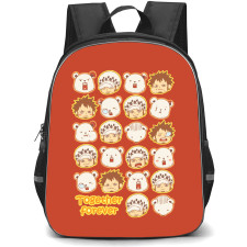One Piece Backpack StudentPack - One Piece Together Forever Head Pattern Art
