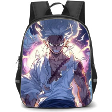 One Piece Luffy School Backpack StudentPack - Luffy Gear 5 Portrait Blue Background