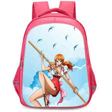 One Piece Nami Backpack StudentPack - Nami Holding Clima-Tact