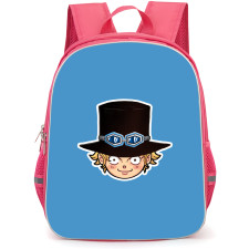 One Piece Sabo Backpack StudentPack - Sabo Chibi Head Sticker