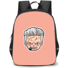 One Piece Smoker Backpack StudentPack - Smoker Chibi Head Sticker