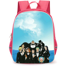 One Piece Straw Hat Backpack StudentPack - Characters Wearing Suits