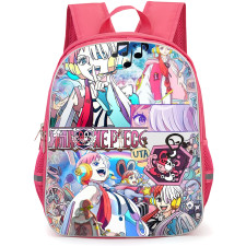 One Piece Uta Backpack School Bag StudentPack - One Piece Uta Listening Music Collage Poster